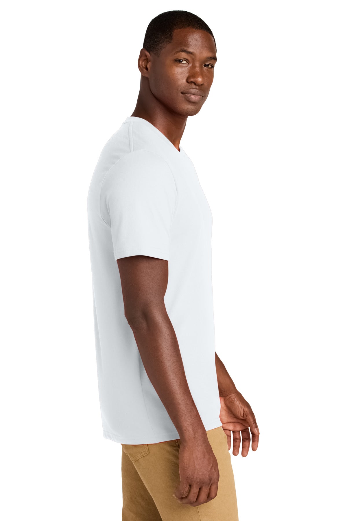District Re-Tee DT8000 - White - side