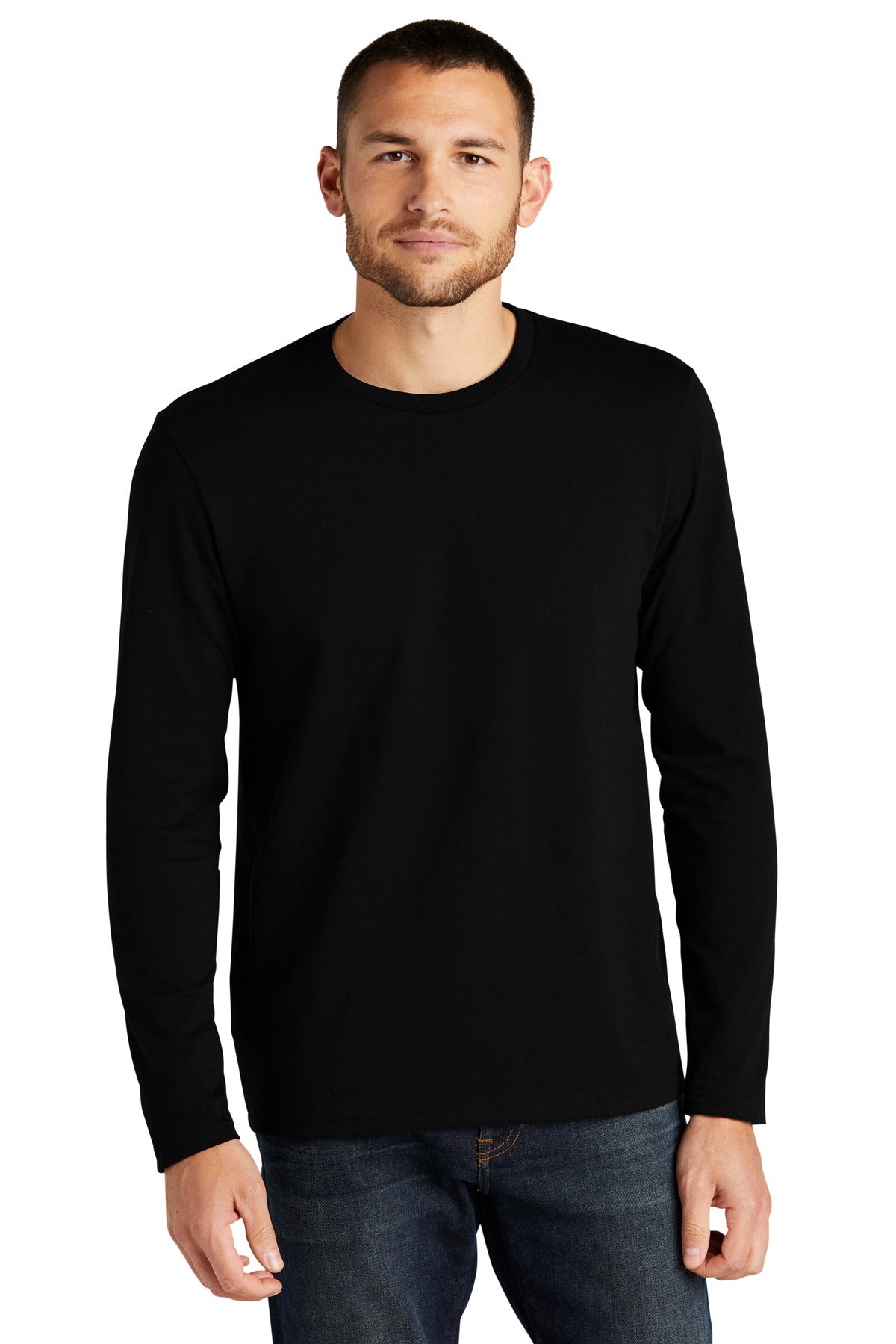 District Re-Tee Long Sleeve DT8003 - Black - front