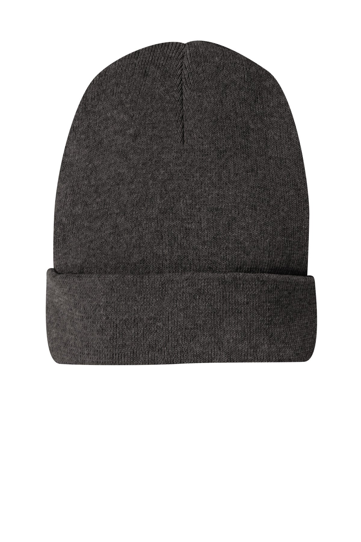 District Re-Beanie DT815 - Charcoal Heather - front