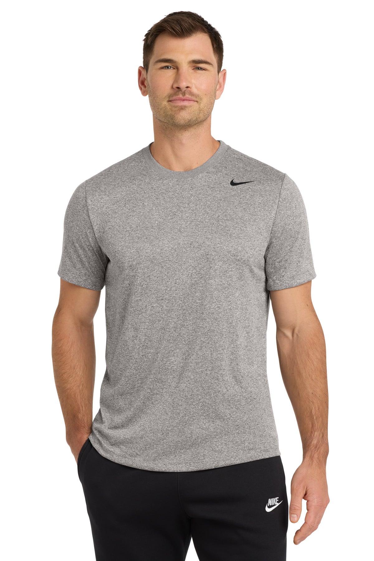 Nike Team rLegend Tee DV7299 - Carbon Heather - front