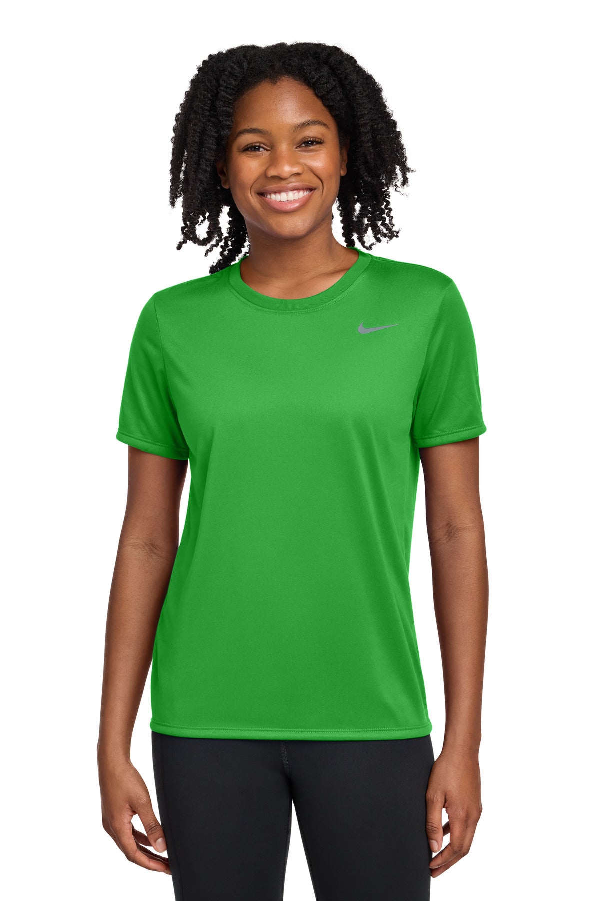 Nike Women's Team rLegend Tee DV7312 - Apple Green - front