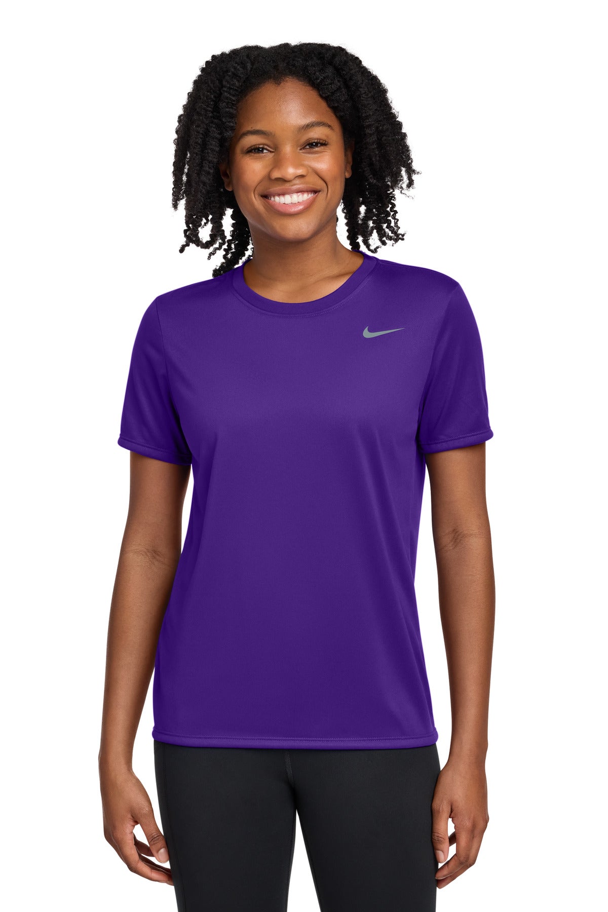 Nike Women's Team rLegend Tee DV7312 - Court Purple - front