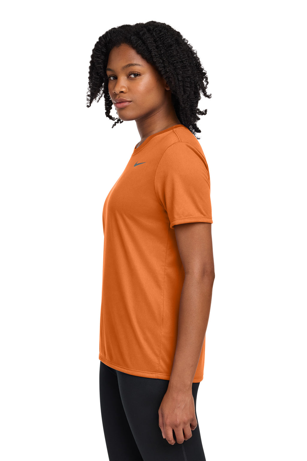 Nike Women's Team rLegend Tee DV7312 - Desert Orange - side
