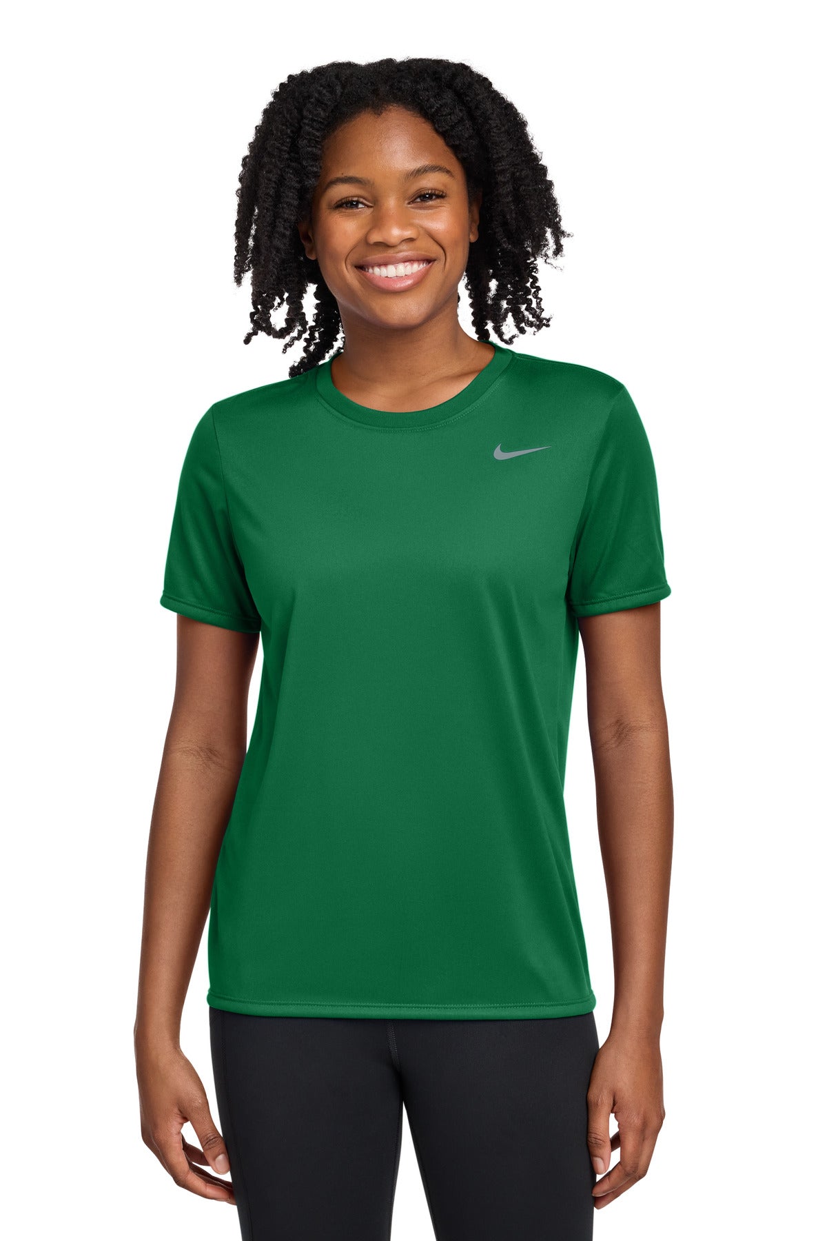 Nike Women's Team rLegend Tee DV7312 - Gorge Green - front
