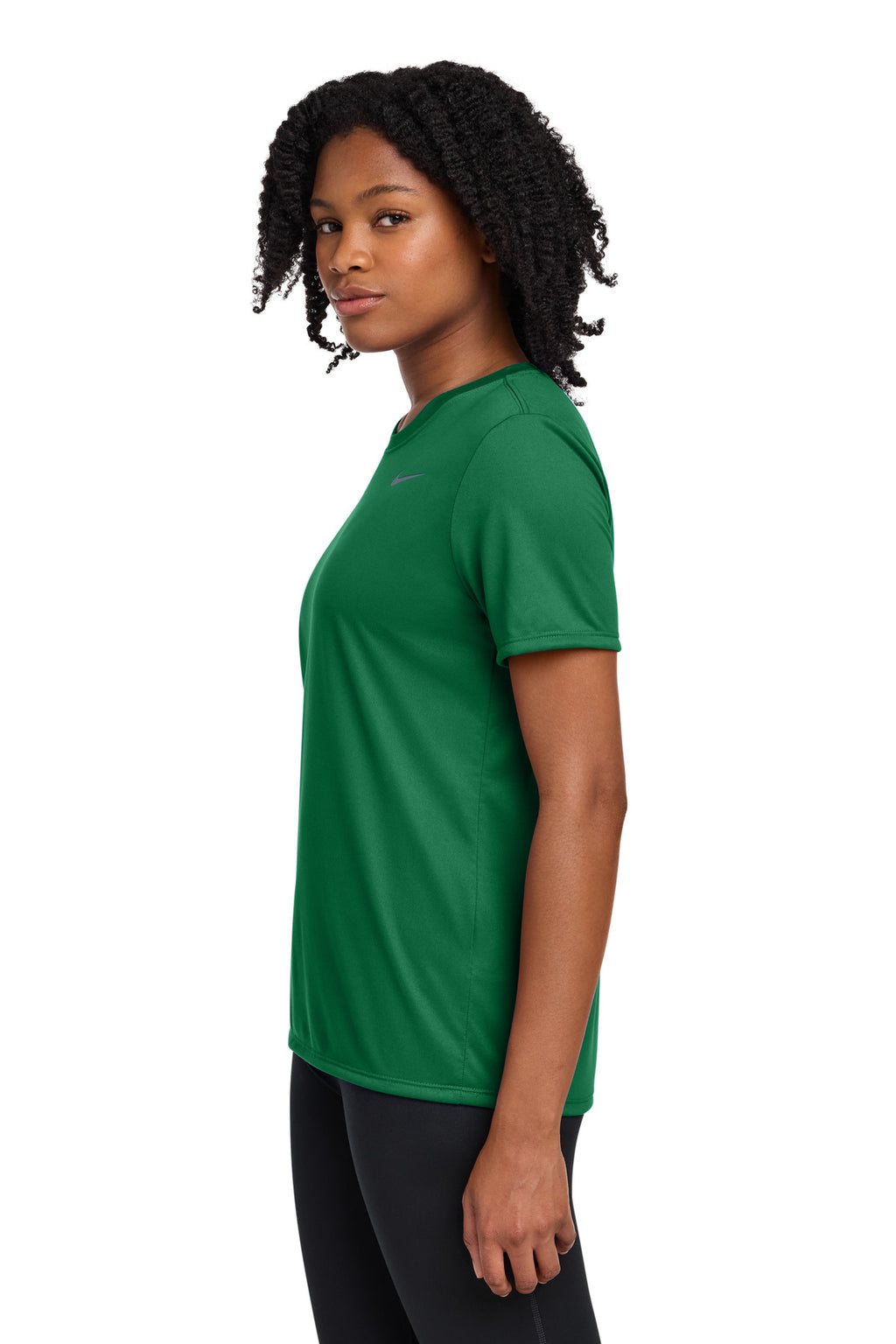 Nike Women's Team rLegend Tee DV7312 - Gorge Green - side