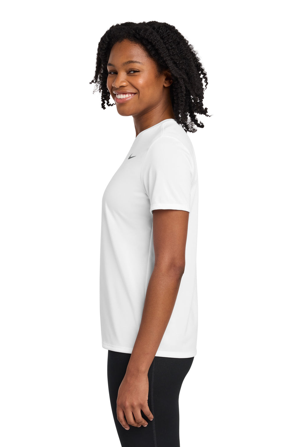 Nike Women's Team rLegend Tee DV7312 - White - side