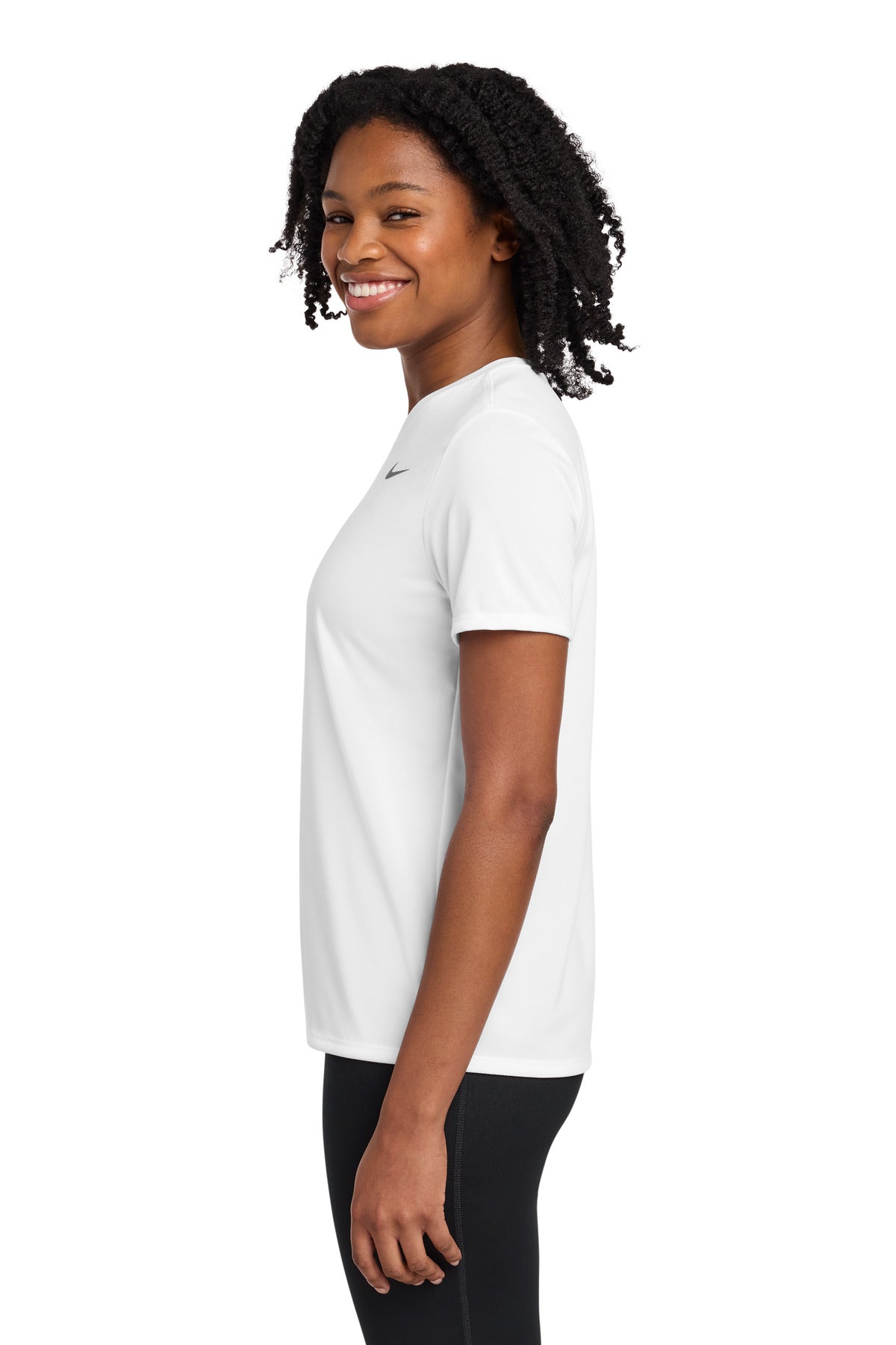 Nike Women's Team rLegend Tee DV7312 - White - side