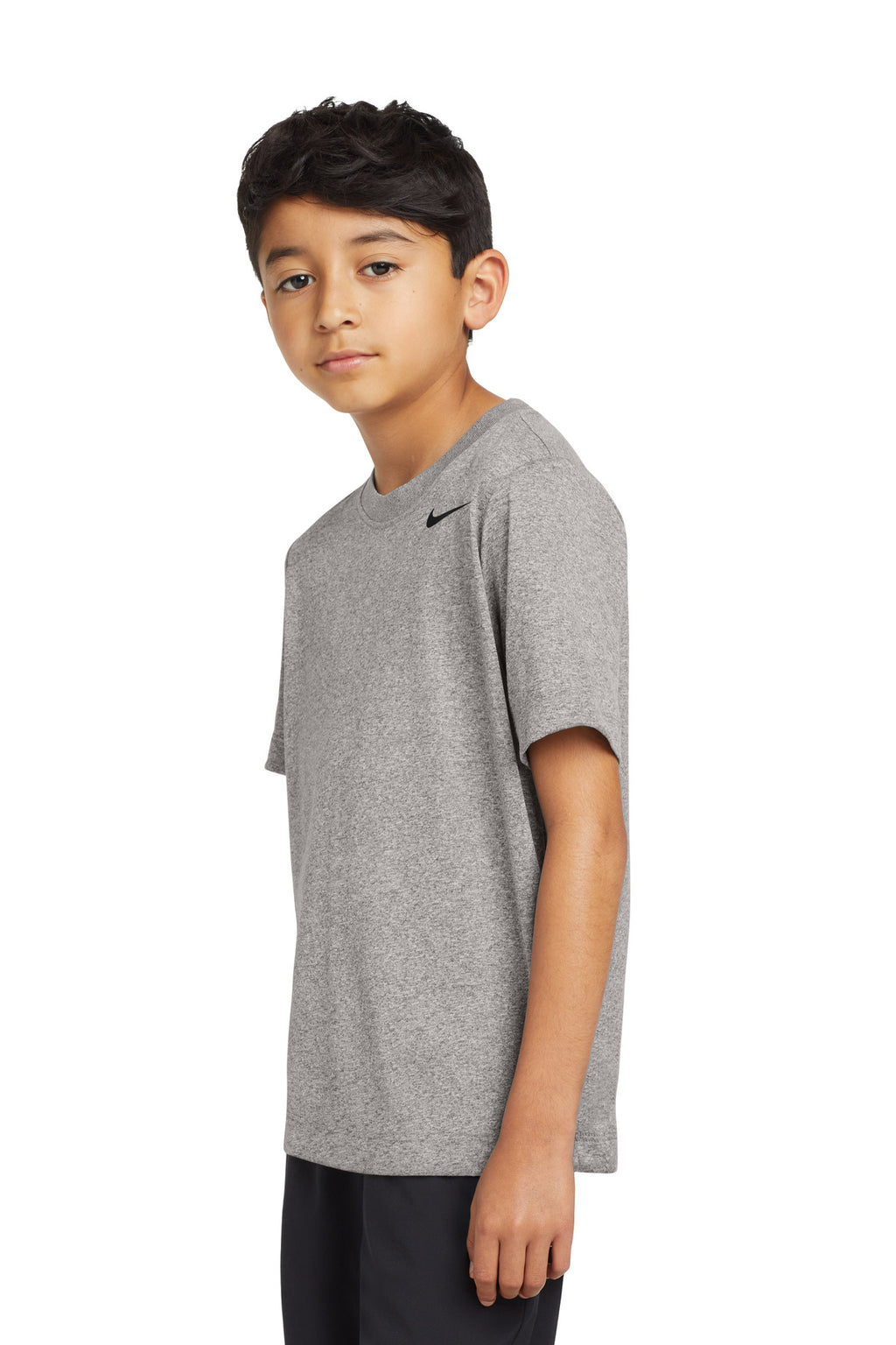 Nike Youth Team rLegend Tee DV7317 - Carbon Heather - side