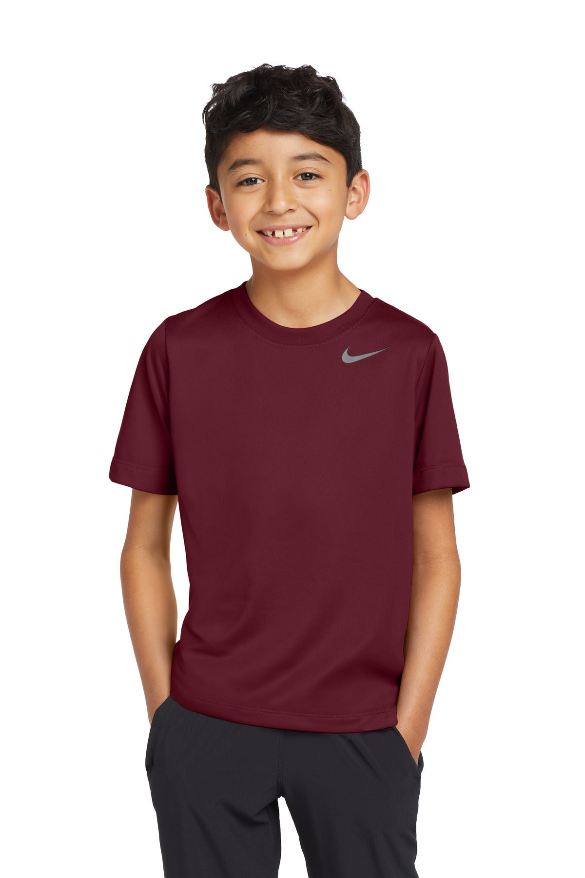 Nike Youth Team rLegend Tee DV7317 - Deep Maroon - front