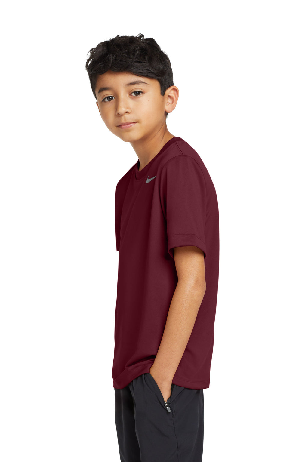 Nike Youth Team rLegend Tee DV7317 - Deep Maroon - side