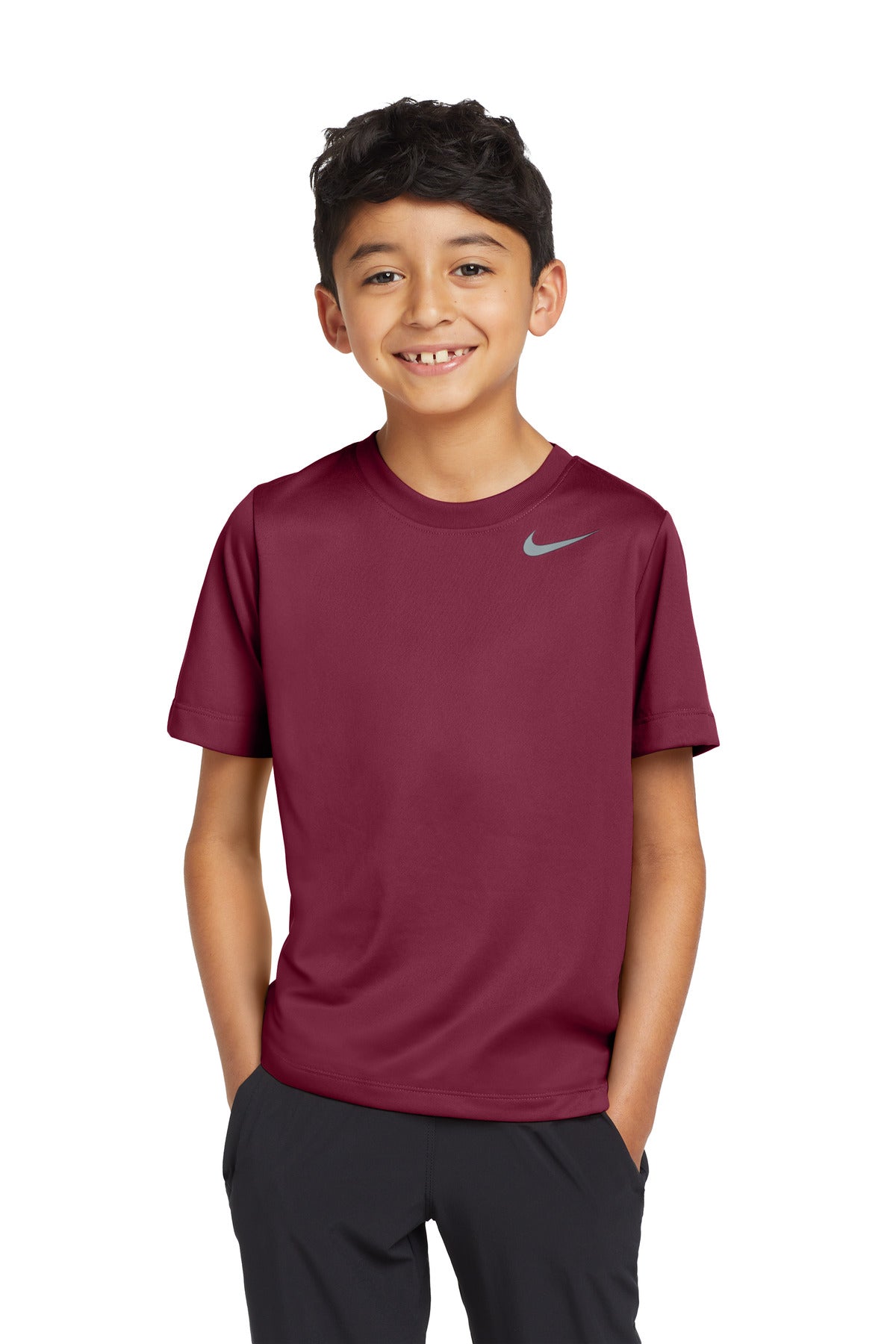 Nike Youth Team rLegend Tee DV7317 - Team Maroon - front