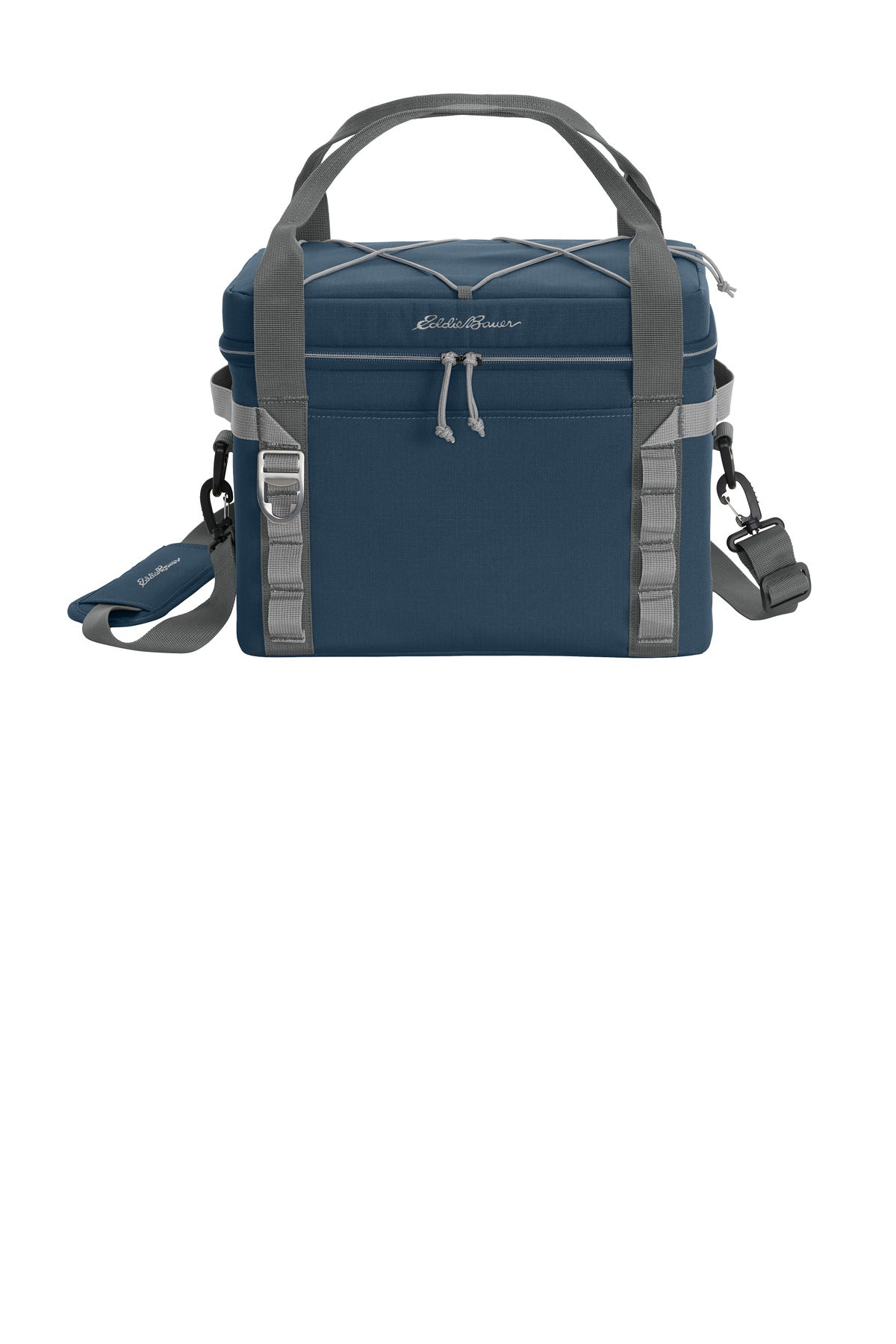 Eddie Bauer Max Cool 24-Can Cooler EB800 - River Blue Navy/ Chrome - front