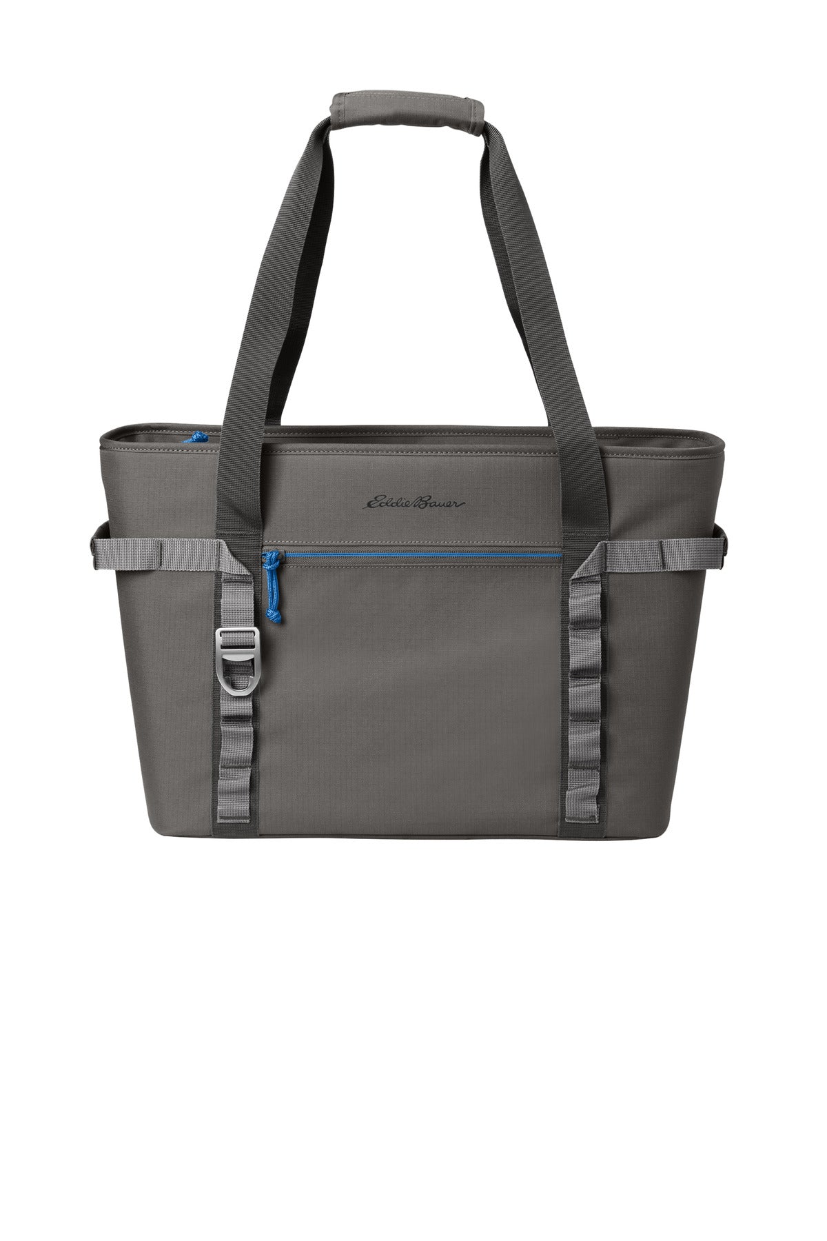 Eddie Bauer Max Cool Tote Cooler EB801 - Metal Grey/ Expedition Blue - front