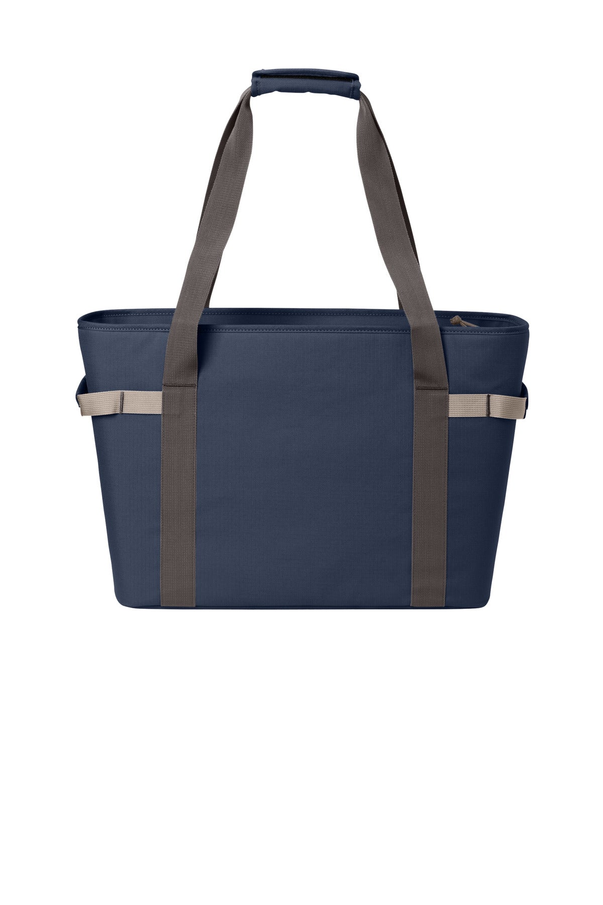 Eddie Bauer Max Cool Tote Cooler EB801 - River Blue Navy/ Chrome - back