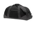 Eddie Bauer Medium Ripstop Duffel. EB900 - Black/ Grey Steel - front