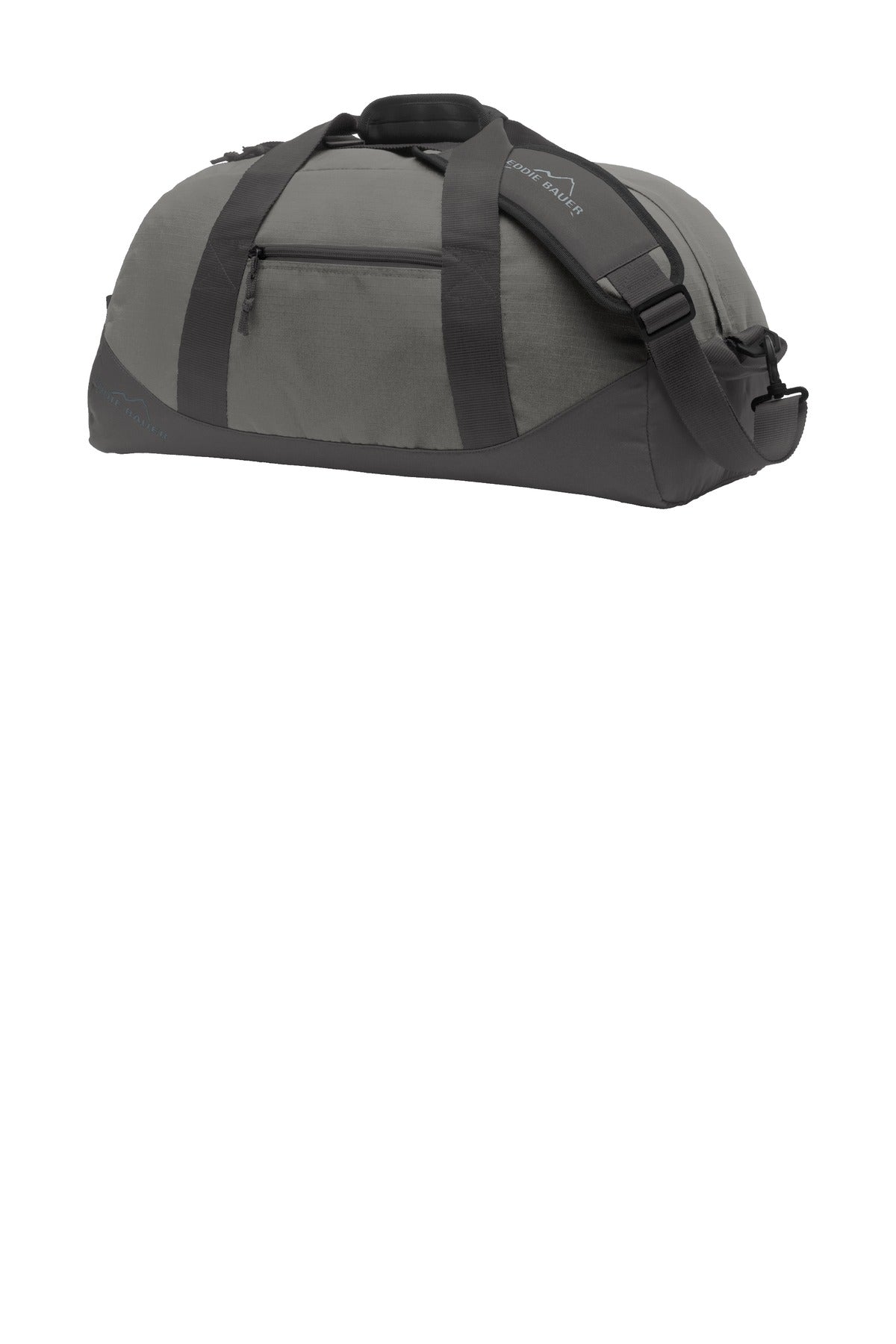 Eddie Bauer Medium Ripstop Duffel. EB900 - Pewter Grey/ Grey Steel - front