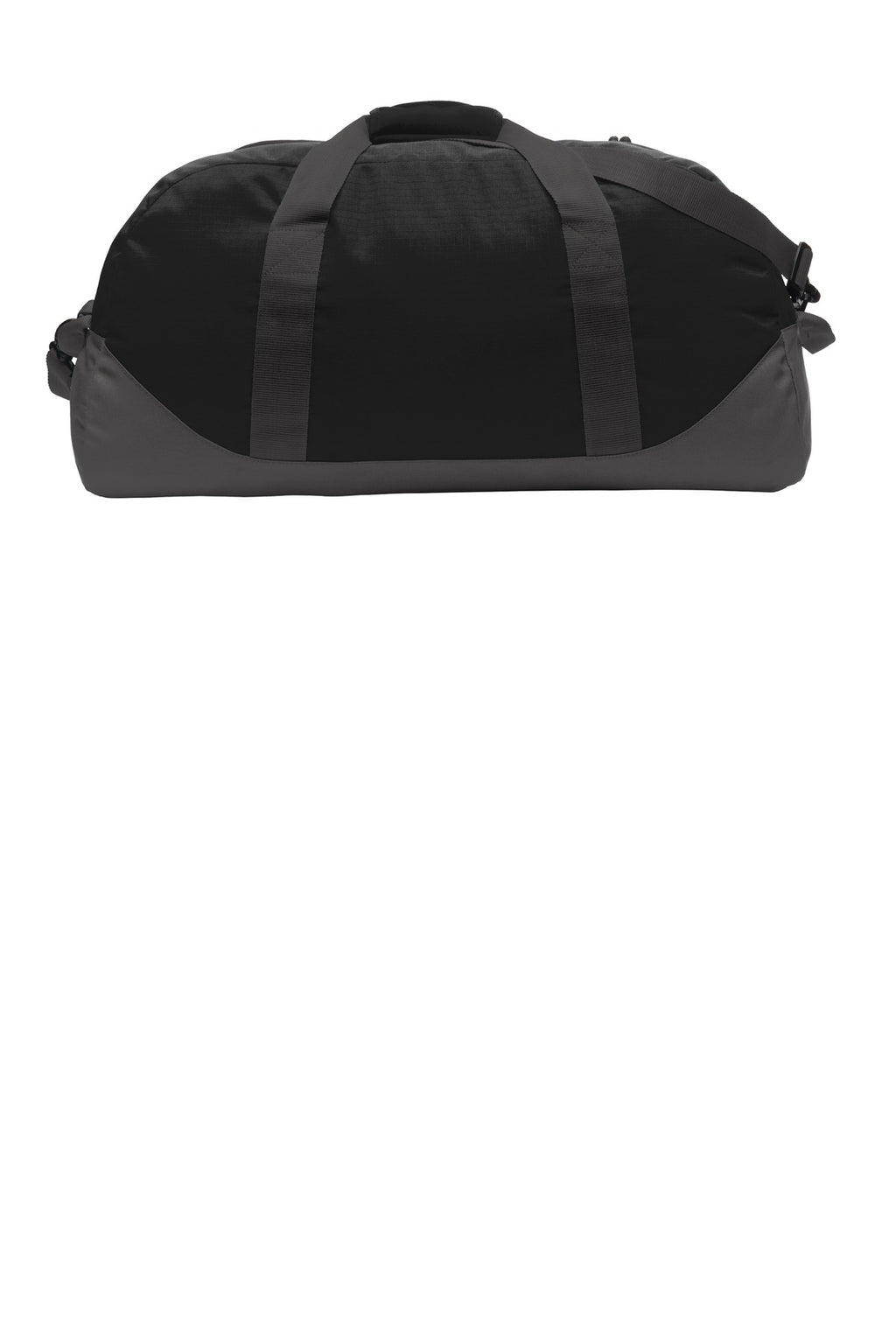 Eddie Bauer Large Ripstop Duffel. EB901 - Black/ Grey Steel - back