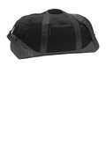 Eddie Bauer Large Ripstop Duffel. EB901 - Black/ Grey Steel - front