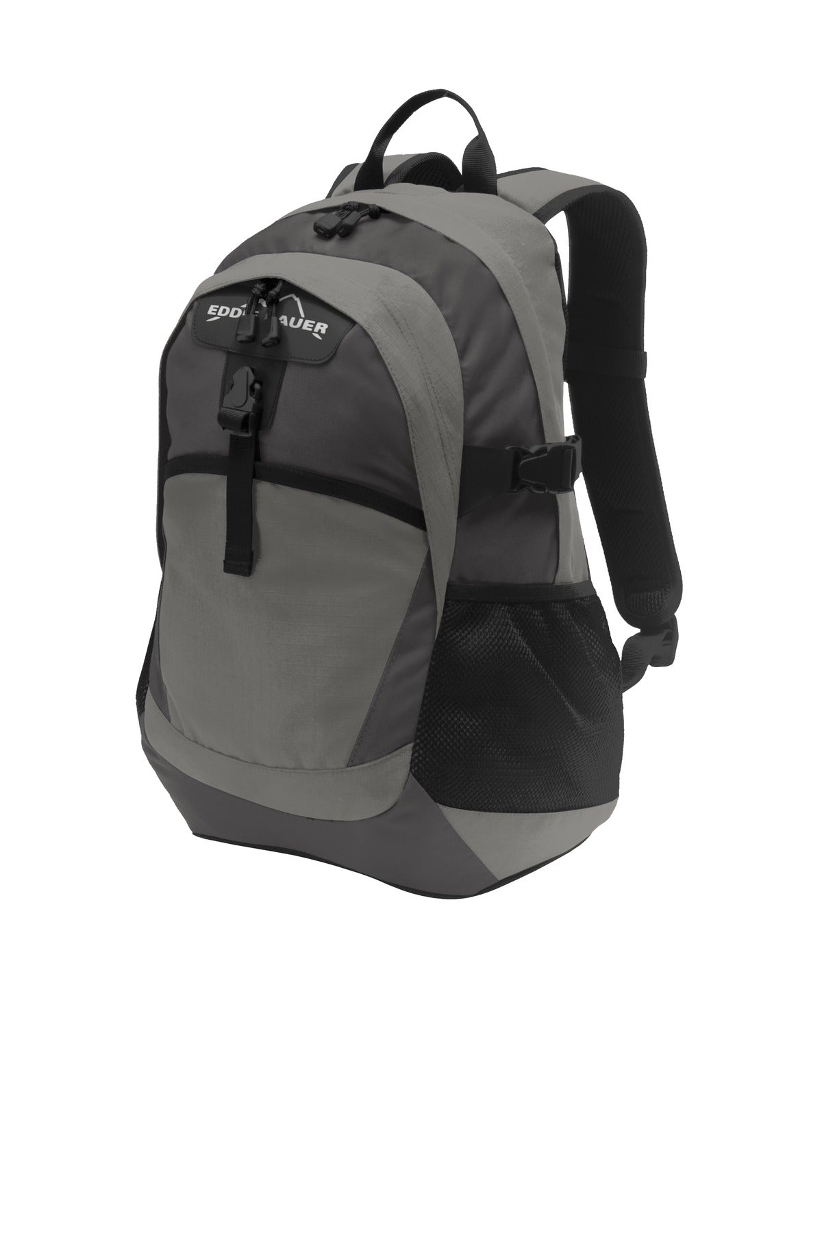 Eddie Bauer Ripstop Backpack. EB910 - Pewter Grey/ Grey Steel - front