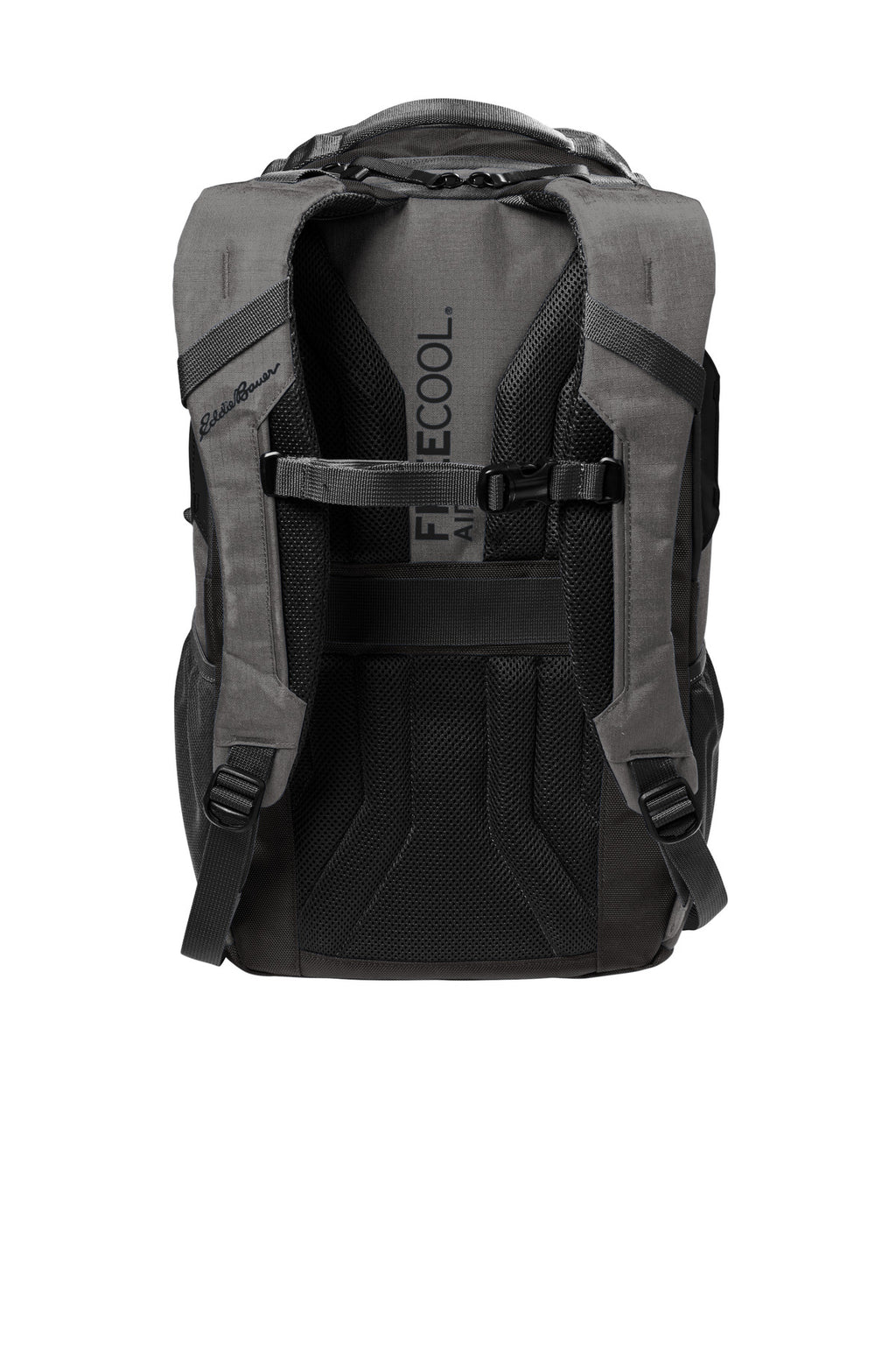 Eddie Bauer Tour Backpack EB915 - Grey Steel Heather/ Black - back