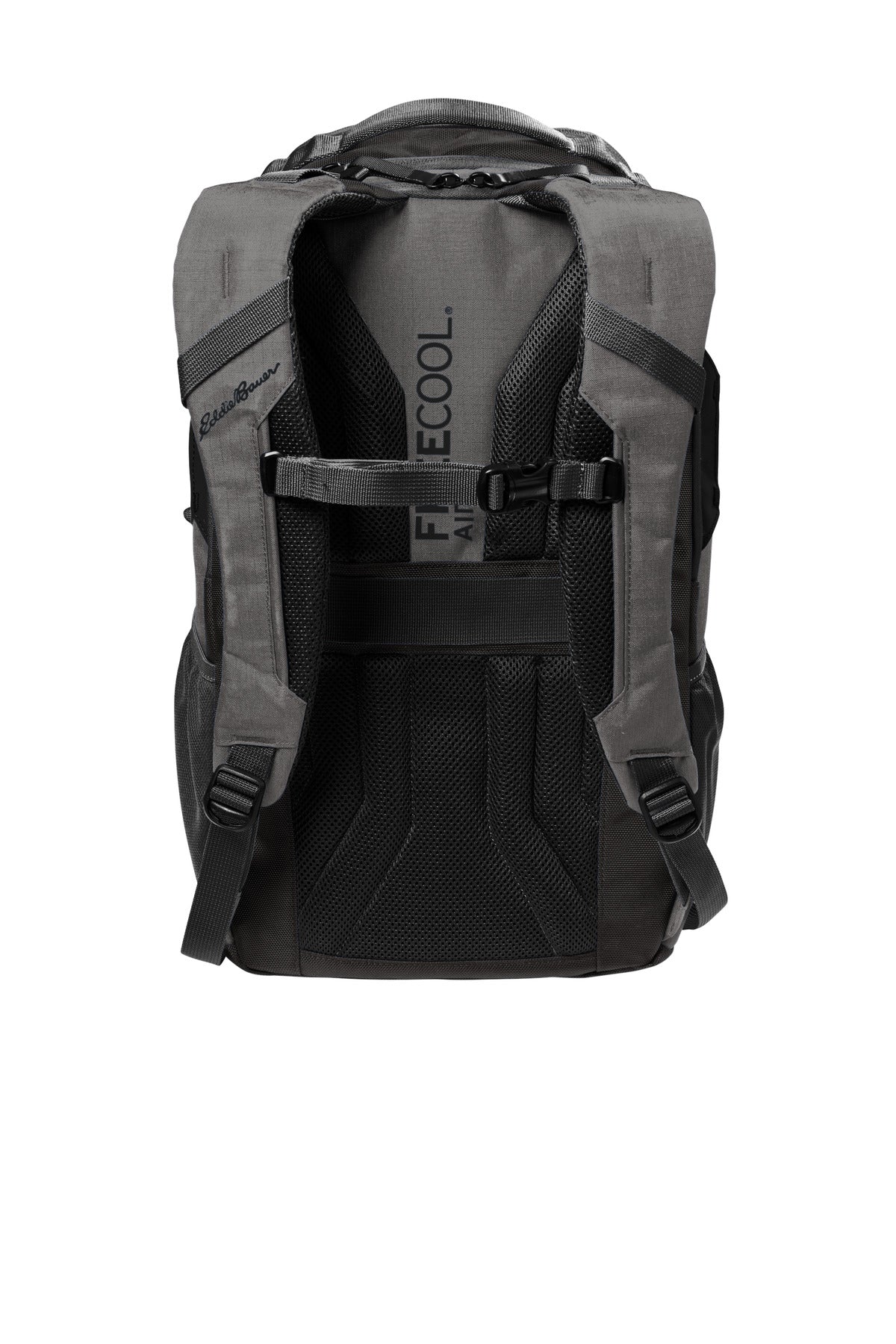 Eddie Bauer Tour Backpack EB915 - Grey Steel Heather/ Black - back