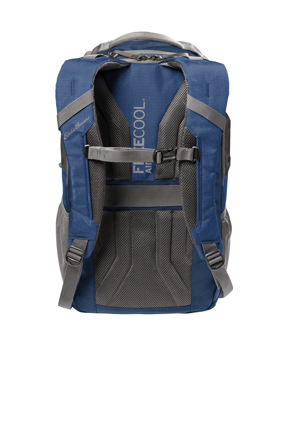 Eddie Bauer Tour Backpack EB915 - Sapphire Blue/ Grey Steel - back