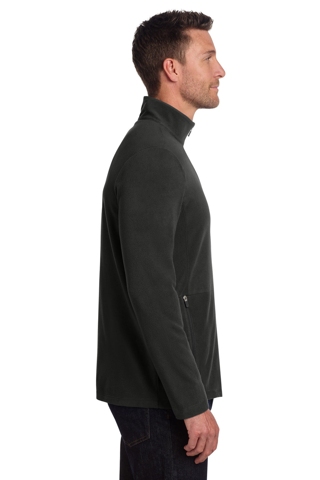 Port Authority Accord Microfleece Jacket F151 - Black - side