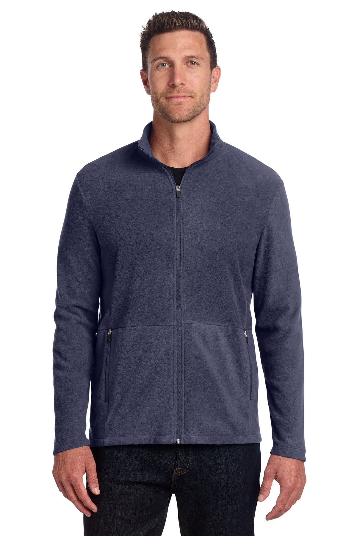 Port Authority Accord Microfleece Jacket F151 - Navy - front