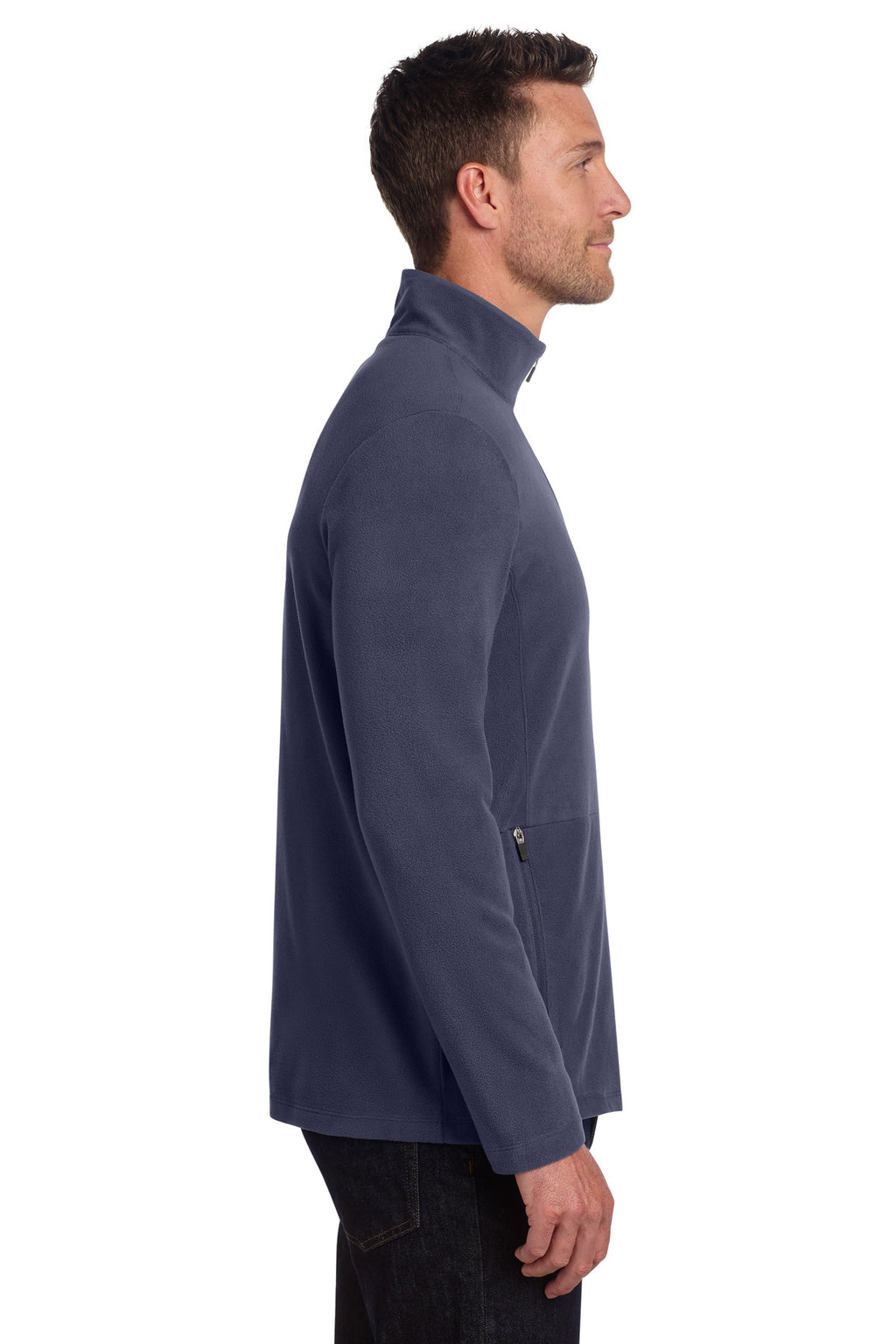 Port Authority Accord Microfleece Jacket F151 - Navy - side