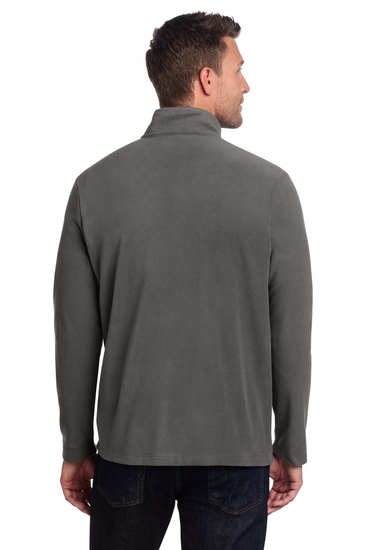 Port Authority Accord Microfleece Jacket F151 - Pewter - back