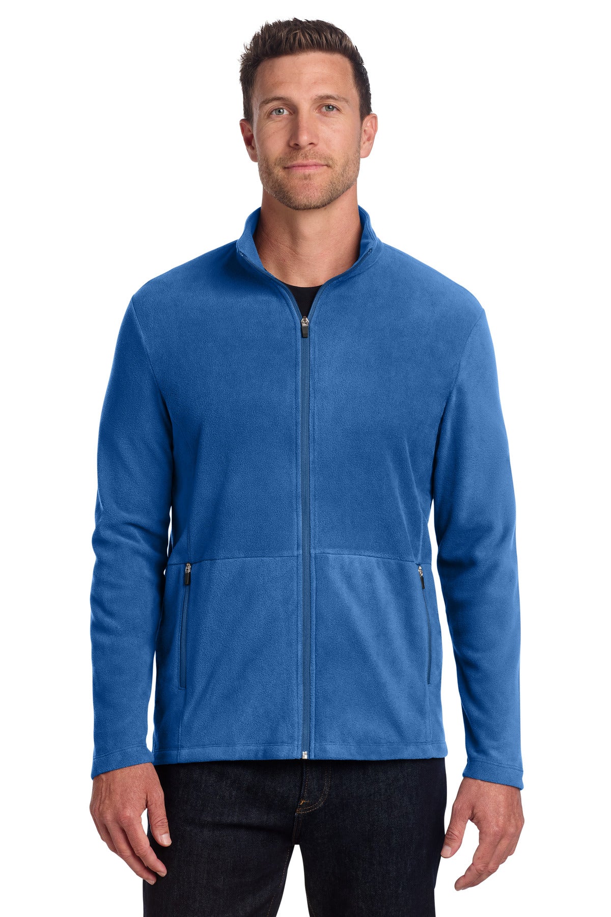 Port Authority Accord Microfleece Jacket F151 - Royal - front