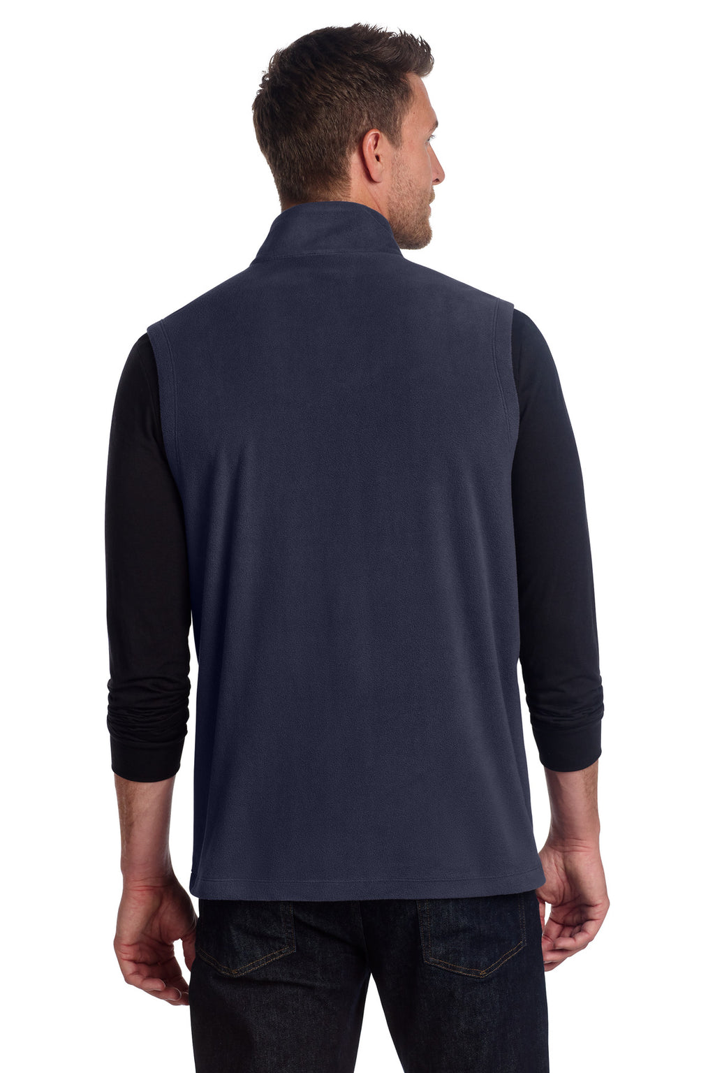 Port Authority Accord Microfleece Vest F152 - Navy - back