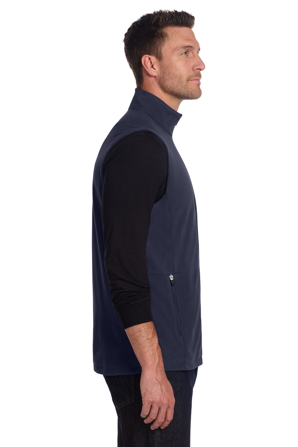 Port Authority Accord Microfleece Vest F152 - Navy - side