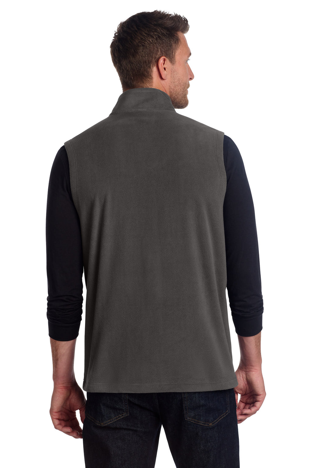 Port Authority Accord Microfleece Vest F152 - Pewter - back