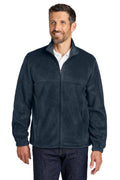 Port Authority Plush Fleece Full-Zip Jacket F190 - Night Navy - front
