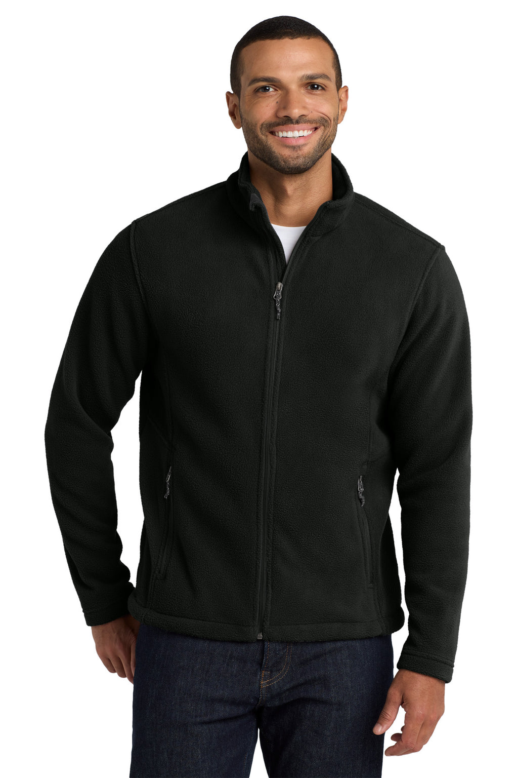 Port Authority Value Fleece Jacket. F217 - Black - front