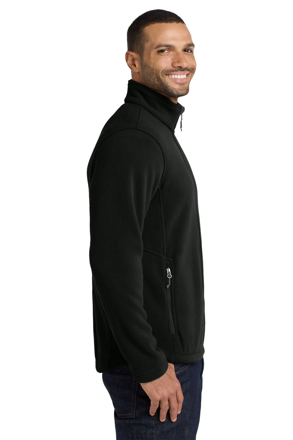 Port Authority Value Fleece Jacket. F217 - Black - side
