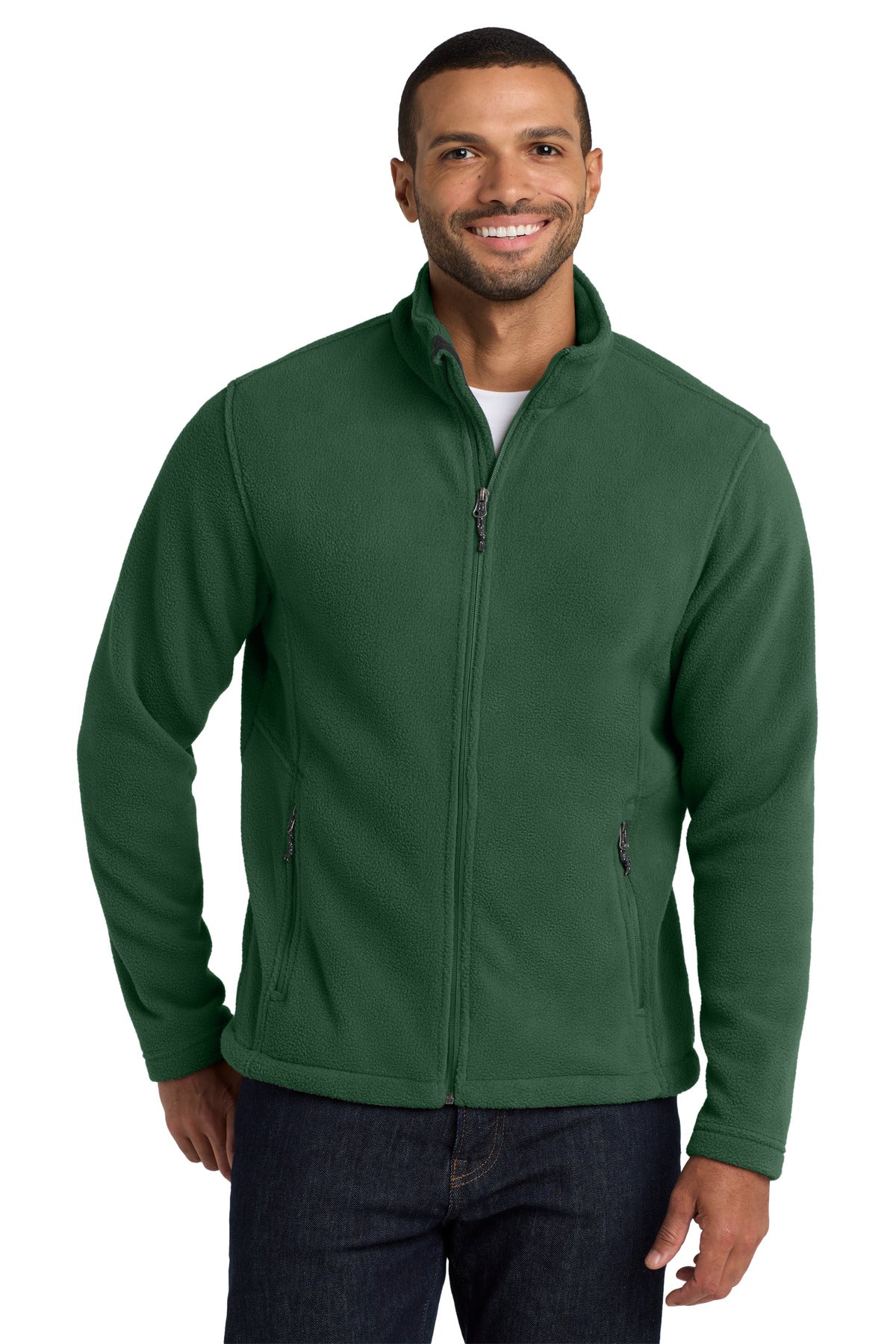 Port Authority Value Fleece Jacket. F217 - Forest Green - front