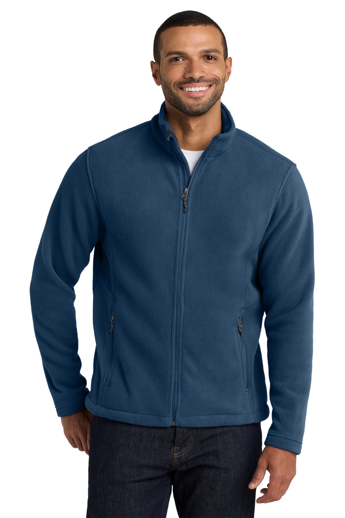 Port Authority Value Fleece Jacket. F217 - Insignia Blue - front