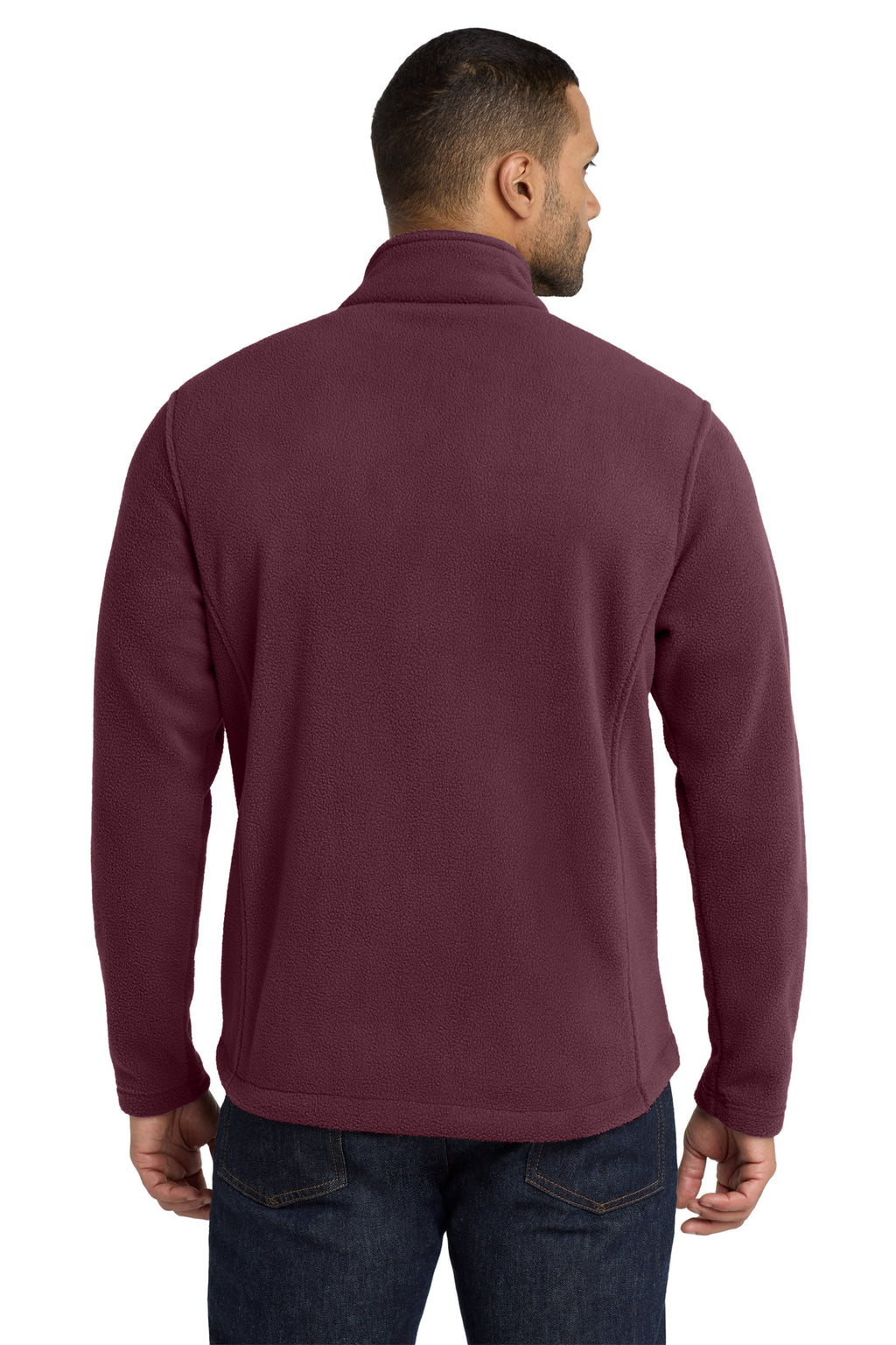 Port Authority Value Fleece Jacket. F217 - Maroon - back