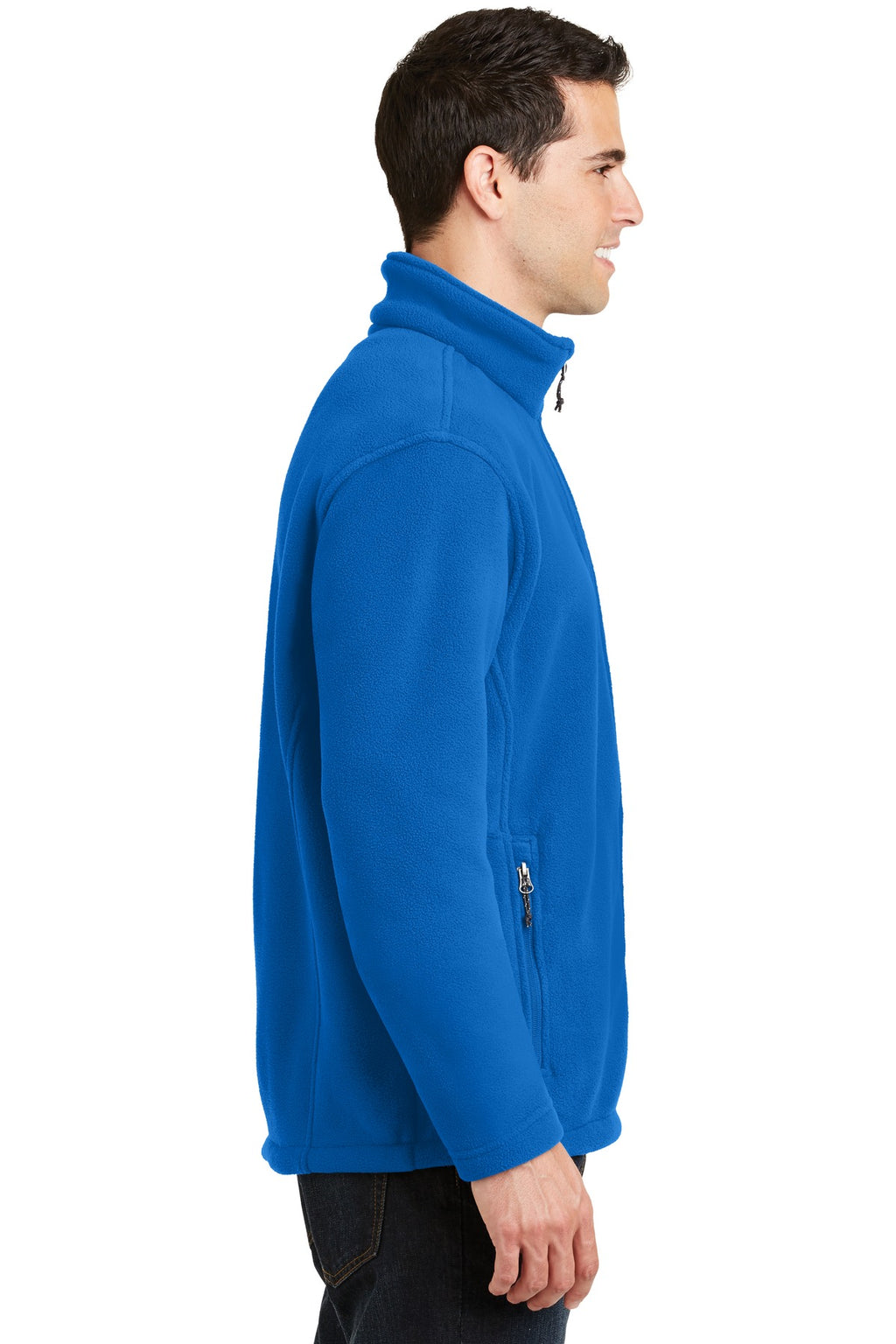 Port Authority Value Fleece Jacket. F217 - Skydiver Blue - side