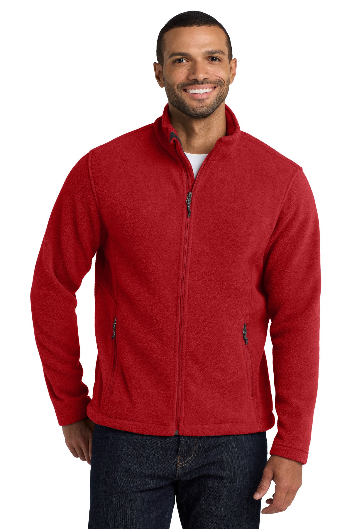Port Authority Value Fleece Jacket. F217 - True Red - front