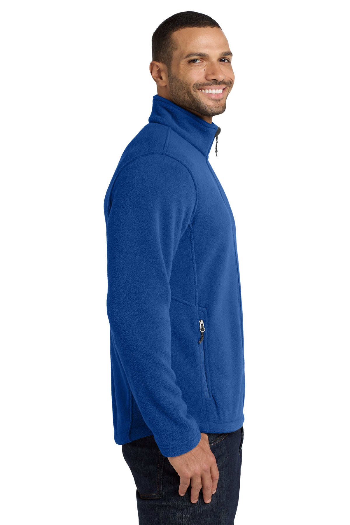 Port Authority Value Fleece Jacket. F217 - True Royal - side