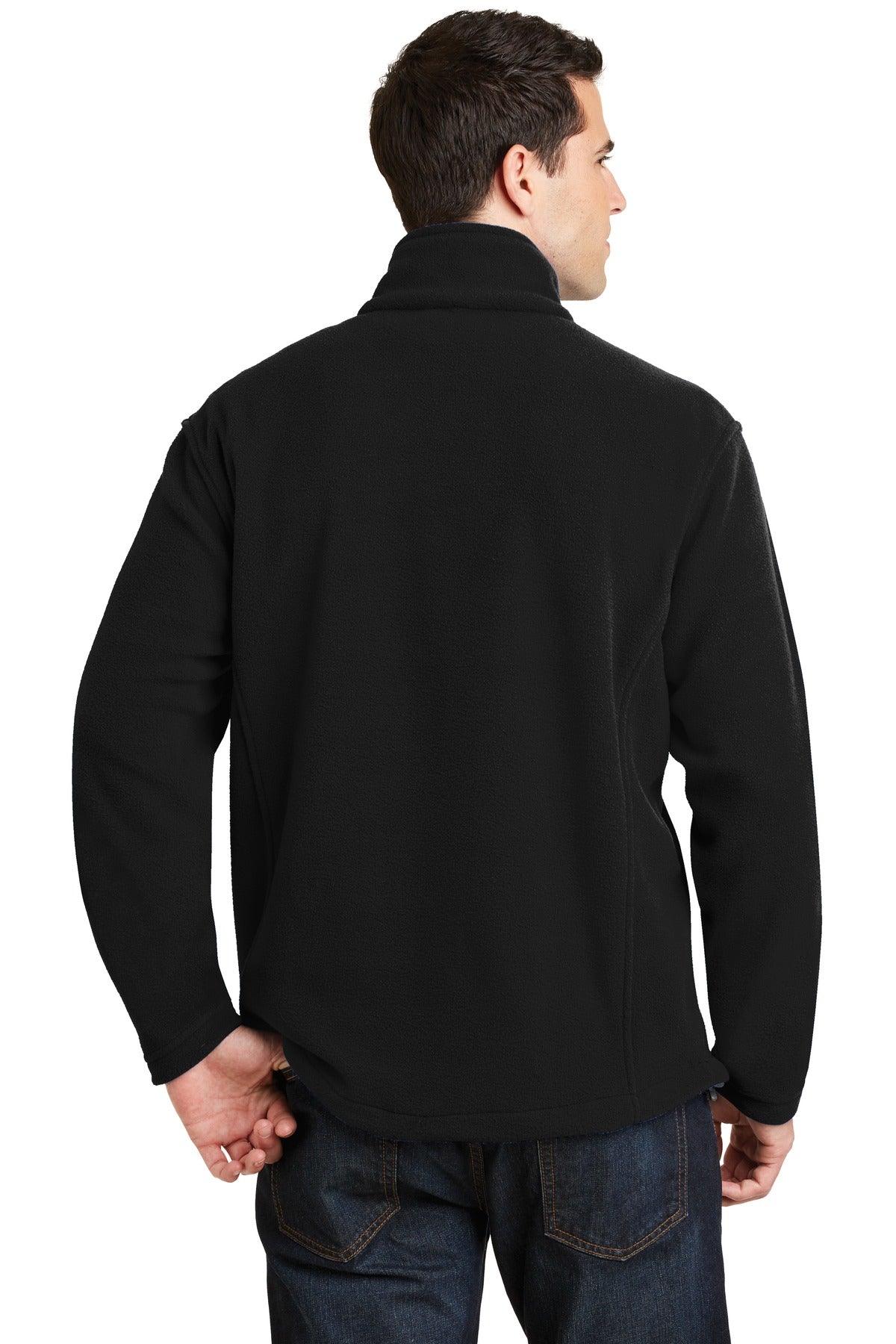Port Authority Value Fleece 1/4-Zip Pullover. F218 - Black - back