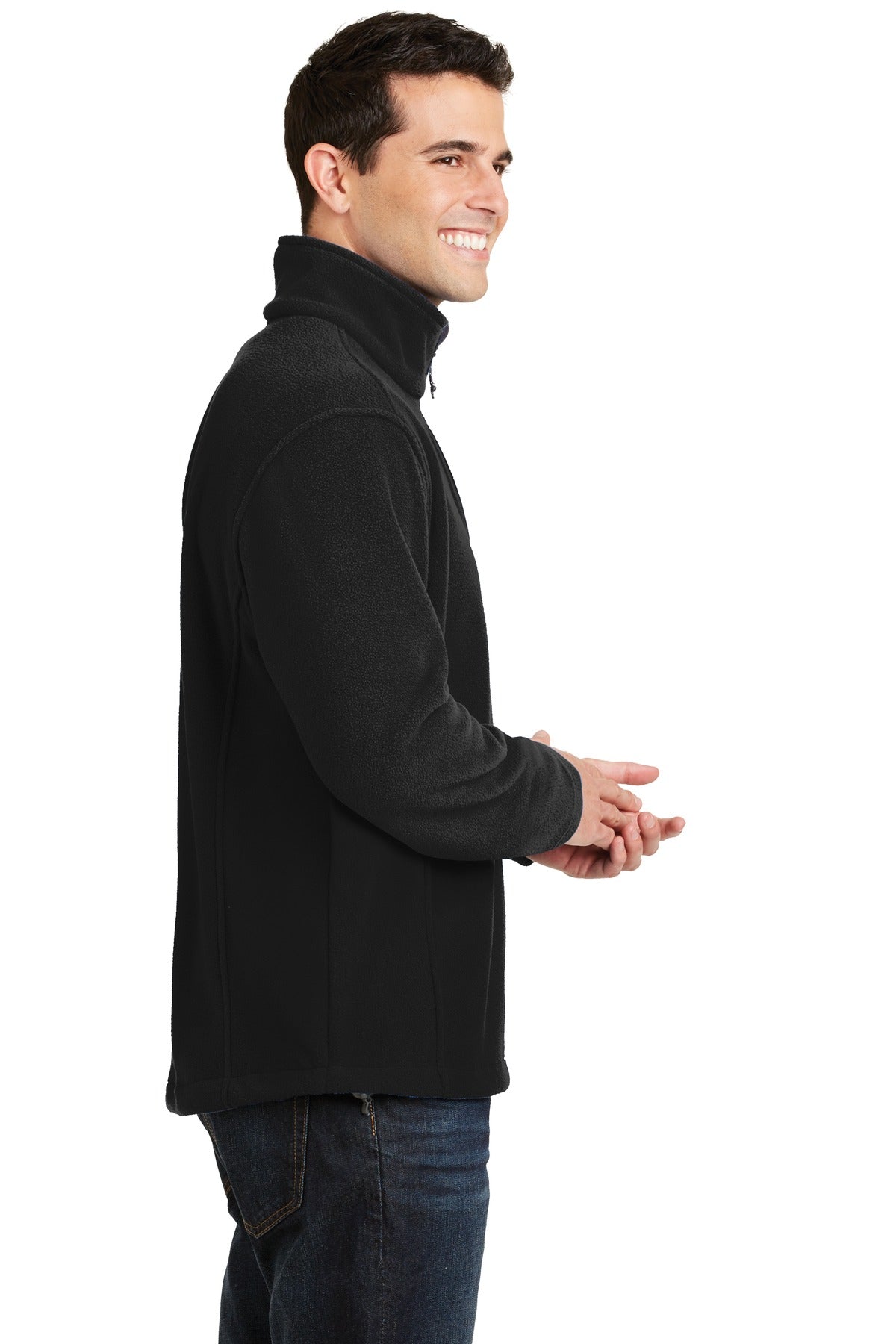 Port Authority Value Fleece 1/4-Zip Pullover. F218 - Black - side