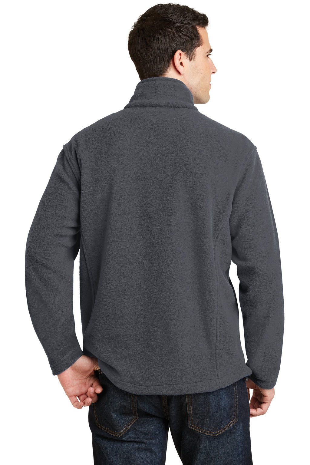 Port Authority Value Fleece 1/4-Zip Pullover. F218 - Iron Grey - back