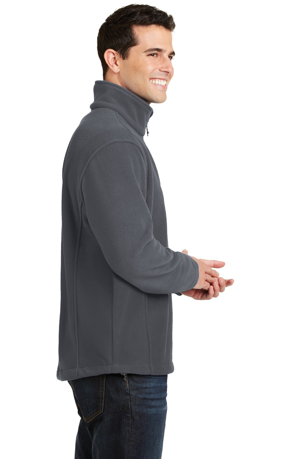 Port Authority Value Fleece 1/4-Zip Pullover. F218 - Iron Grey - side