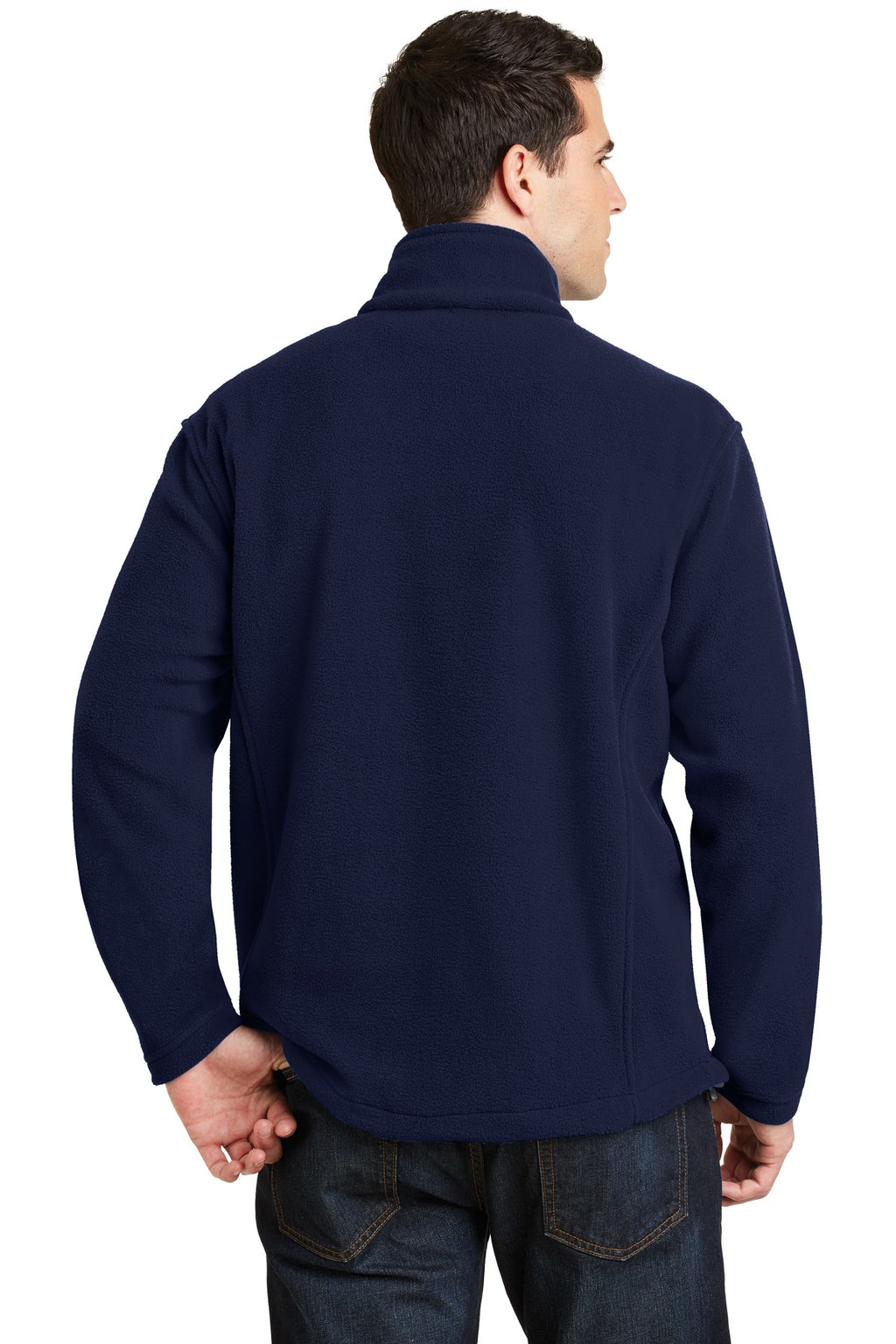 Port Authority Value Fleece 1/4-Zip Pullover. F218 - True Navy - back