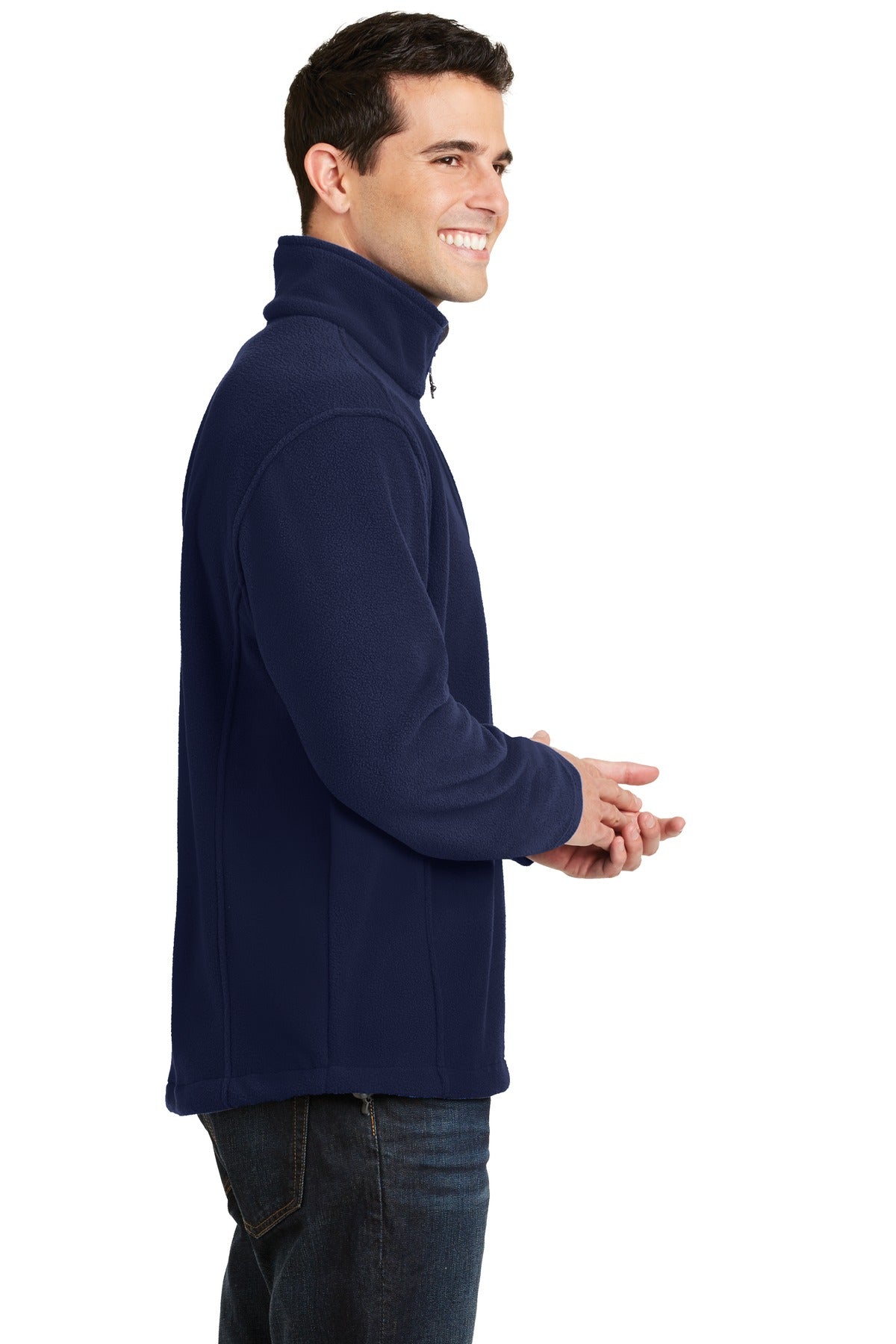 Port Authority Value Fleece 1/4-Zip Pullover. F218 - True Navy - side