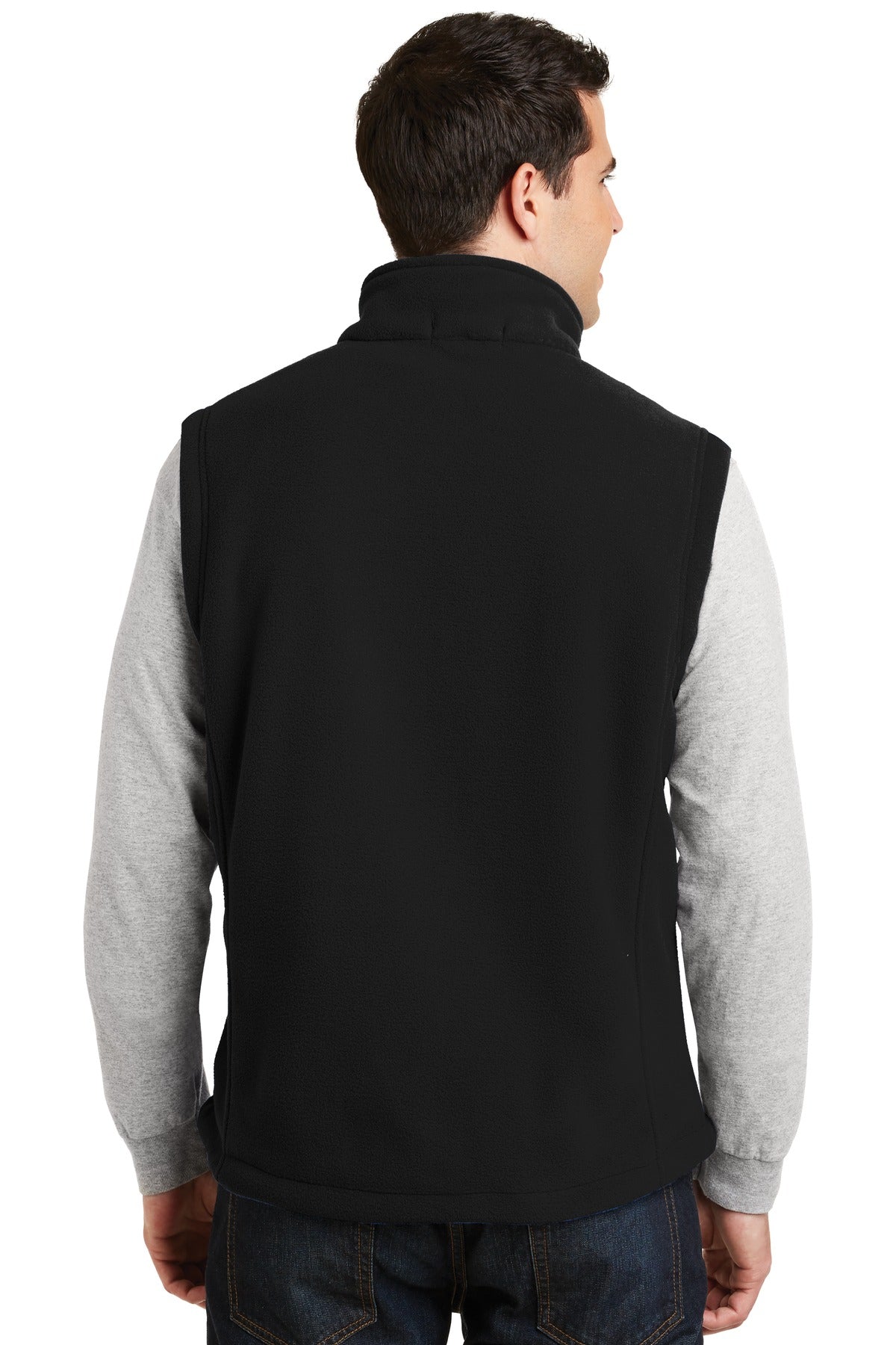 Port Authority Value Fleece Vest. F219 - Black - back